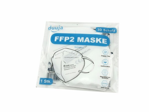 duuja FFP2 Atemschutzmaske (20 Stück)