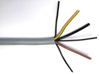 PVC Strom-/Steuerleitung 3 x 1,5mm² + 3 x 0,75mm²