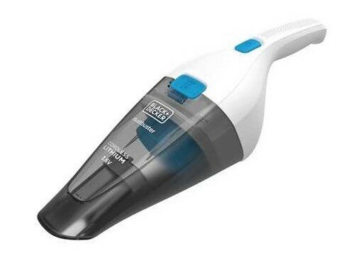 Black & Decker Dustbuster NVC115JL, weiß, Akku-Handstaubsauger, 3,6V